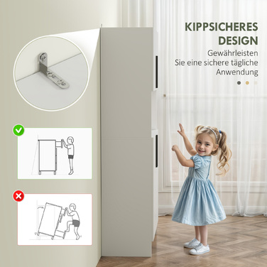 Шафа для кухні, шафа для зберігання продуктів, для кухні, вітальні, їдальні, шафи, полиці, полиця для мікрохвильової печі, ДСП, білий