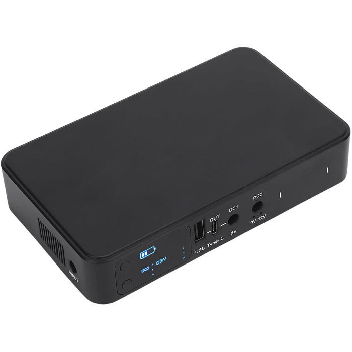 Mini UPS з акумулятором та захистом від перепадів напруги для роутера, модема, камери. DC резервне живлення 10400 mAh, 5V/9V/12V