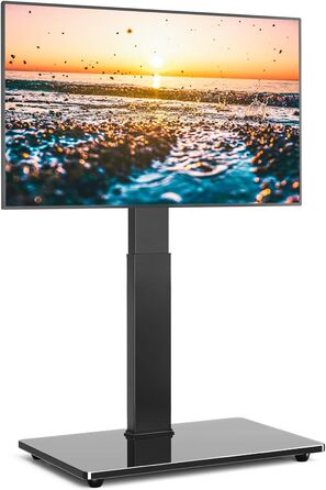 Підставка для телевізора 32-65 дюймів 5Rcom, поворотна, з полицею, чорна