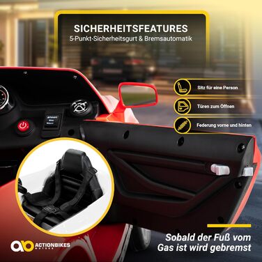 Дитячий електромобіль Mercedes AMG GLA45, ліцензійний, з пультом 2,4 ГГц, іграшкове авто для дітей від 3 років, червоний