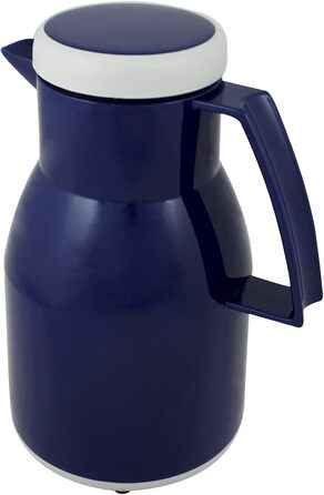 Термос Wash Thermoskanne 1L з подвійними стінками, блакитний - зберігає гаряче та холодне до 6 годин, щільний кришка, придатний для миття в посудомийній машині