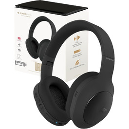 Накладні навушники SOUNDLIVING Wave Bluetooth 5.0, ANC, 40 годин відтворення, Hi-Fi, Чорний