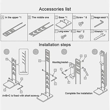 Підставка Italdos для тримача пилососа Dyson V11/V10/V7/V8 - металева підставка з посиленою основою