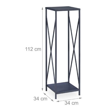 Стильна металева полиця для дров Relaxdays