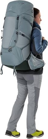 Жіночий трекінговий рюкзак deuter Aircontact Core 6510 Sl (1 упаковка) (6510 л, сланцевий плющ)