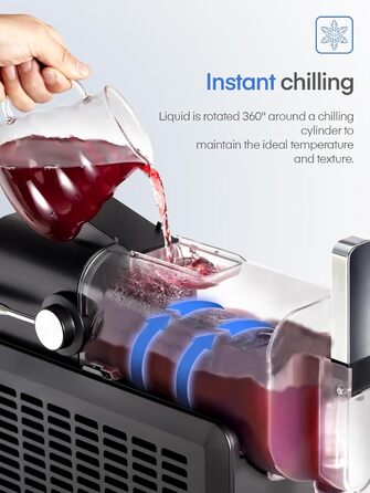 Машина для приготування сляш та коктейлів 2L, 5-в-1, Quickfreeze Technology, для дому