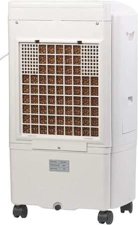 Охолоджувач побутової техніки Sichler Випарний охолоджувач повітря з коливанням і таймером, 15 літрів, 70 Вт (кондиціонер без витяжного шланга, охолоджувач повітря, зволожувач повітря, шланг кондиціонера)