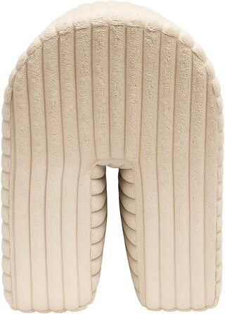 Захист для ліжечка дитячого бортик-подушка від випадання (Бежевий велюр, 50 см)