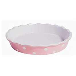 Ізабель Роуз-IR5524 для пирога з заварним кремом/пирога з заварним кремом-рожевий з білими крапками