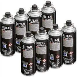 Газовий набір для кемпінгу Greenpoint з кейсом та 8 балончиками газу