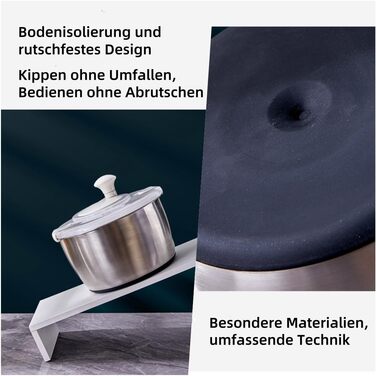 Салатниця-центрифуга XXL з нержавіючої сталі 5л, з очищувачем та пляшкою для віджиму - придатна для миття в посудомийній машині - ідеальна велика салатниця для миття та сушіння салату