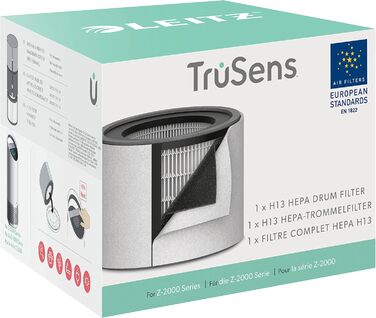 Повітряний фільтр Leitz TruSens Z-1000: захист від вірусів, алергенів та пилу. UV-C лампа, для приміщень до 23 м²