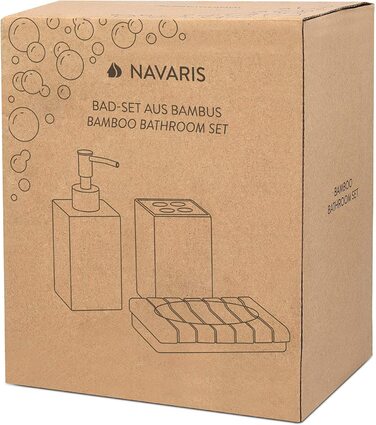 Набір аксесуарів для ванної кімнати Navaris