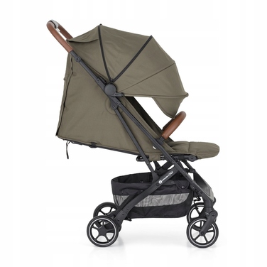 Легка компактна прогулянкова коляска PETITE&MARS FLY, колір Mature Olive (оливковий)