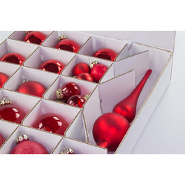 Коробка для новорічних кулі - 61 літр (прозора)