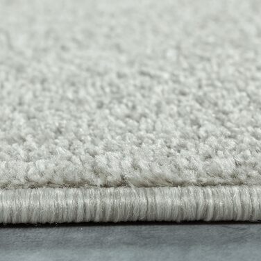 Килим для спальні з коротким ворсом з 3-х частин - килим, що миється Надзвичайно пухнастий килим для ліжка для спальні (2 x 60x100 1 x 80x150, природа)