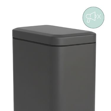 Відро для сміття Relaxdays 5 л з м'яким закриттям