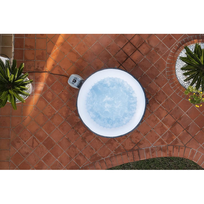 Надувний гідромасажний басейн-джакузі Bestway Lay-Z-Spa Miami AirJet Whirlpool для 2-4 осіб, 180 x 66 см