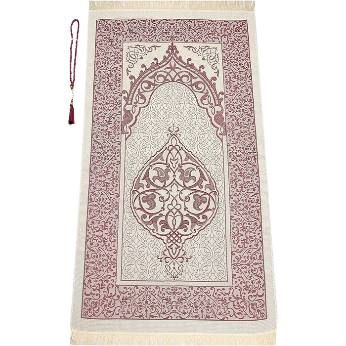 Мусульманський молитовний килим Miss Tesettür 117x67 см бургундія