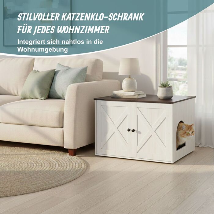 Шафка для кота Relaxdays з боковим входом