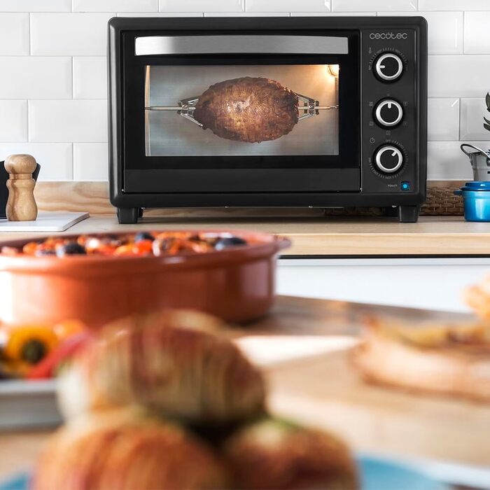 Мультиварка Cecotec Bake&Toast 1090 Black: 1000 Вт, 30 л, таймер, регулювання температури, решітка-гриль, лопатка