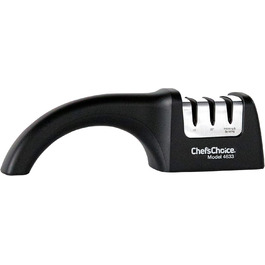 Точилка для ножів Chef'sChoice AngleSelect: професійна ручна точилка з контролем кута 15/20 градусів, з алмазним абразивом, 2-ступенева