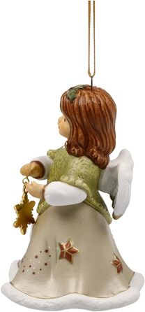Новорічна прикраса Goebel фігурка ангела з порцеляни, розміри 9,5 см х 6,5 см х 6,5 см, 66-505-75-1