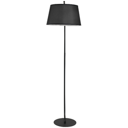 HOMCOM Arc Lamp Торшер Arc - Сучасний металевий дуговий світильник - Торшер металевий льон чорний