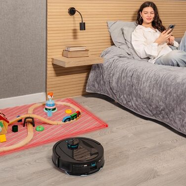 Робот-пилосос Cecotec Conga 7690 Immortal: Lasernavigation, 7000 Pa, 4-в-1 (пилосос, мийка, моп), автопорожнення, силіконова щітка