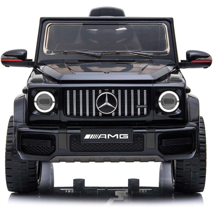 Дитячий електромобіль Mercedes G-Class 12V RIRICAR, чорний, з пультом керування