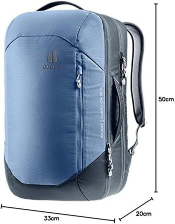 Жіночий туристичний рюкзак deuter Aviant Carry On 28 Sl (1 упаковка) (28 л, Pacific-ink) (28 л, Pacific-ink)