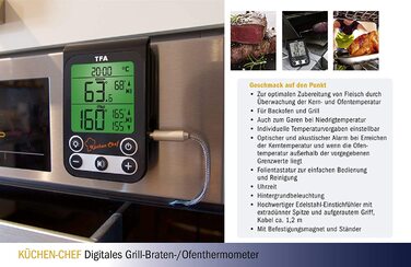 Цифровий термометр для гриля TFA Dostmann