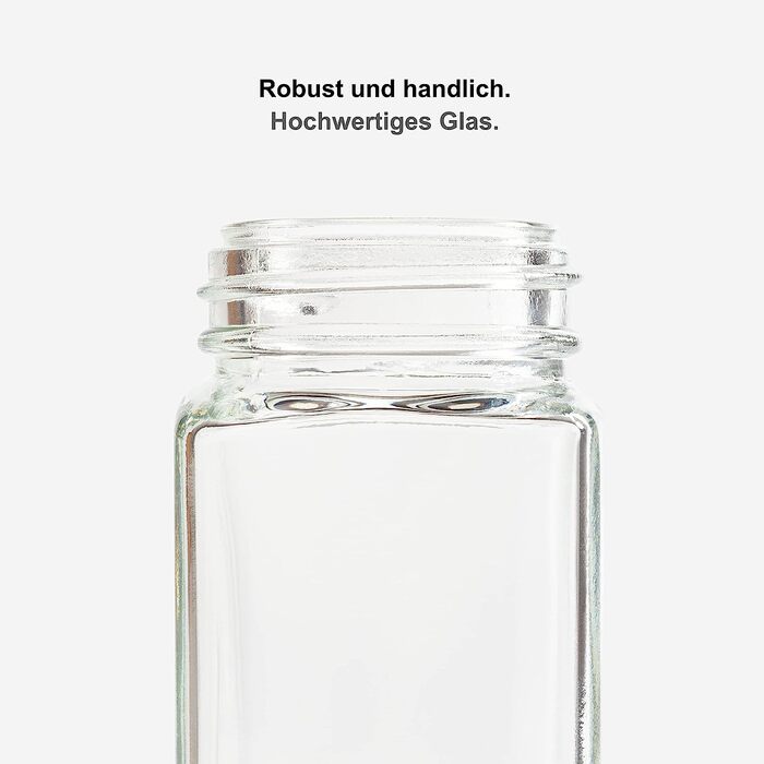 Набір баночок для спецій Greeano 24 x 120 мл із золотими кришками та етикетками, скляні баночки для спецій з дозатором, кухонне приладдя Gold Aura