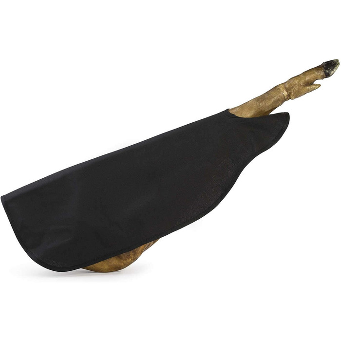 Підставка для шинки LepantoHouse Hammon, медовий колір, з ножем та кришкою, для дому та ресторану, чорний колір