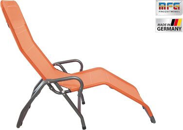 Лежак для басейну та саду MFG, 3', антрацит/теракота