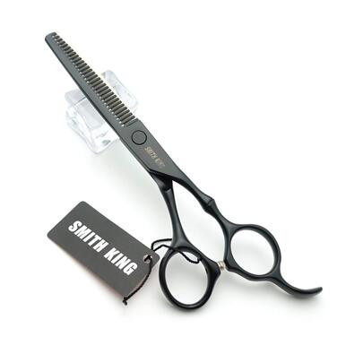 Набір ножиць для волосся з гребінцем, чорний (60 символів), 6.0
