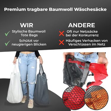 Кошик для білизни HOMIOL з кришкою, 100 літрів, XXL - 2 знімні мішки для білизни з 2 відділеннями