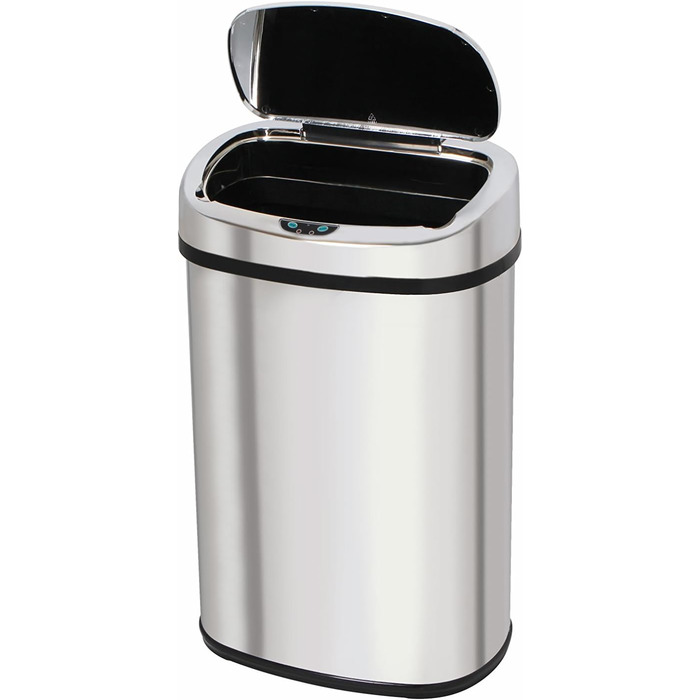 Автоматичний відро для сміття Kitchen Move Majestic, 58 л, нержавіюча сталь, сріблястий колір