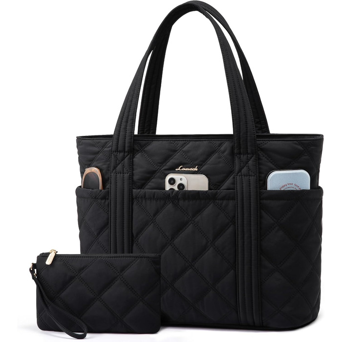 LOVEVOOK Сумка-шоппер для жінок, містка сумка-тоут, 15.6