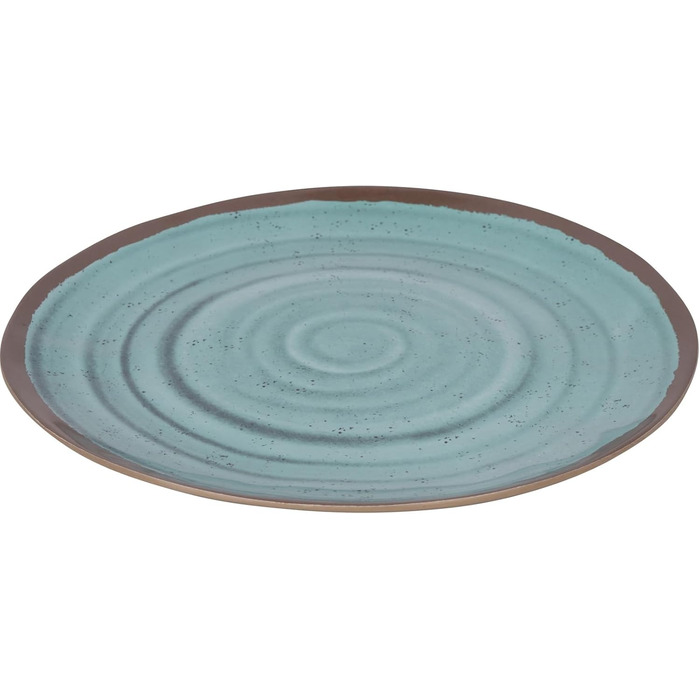 Набір посуду Bo-Camp Melamin Halo: тарілки для кемпінгу, подорожей та пікніків (бірюзовий)