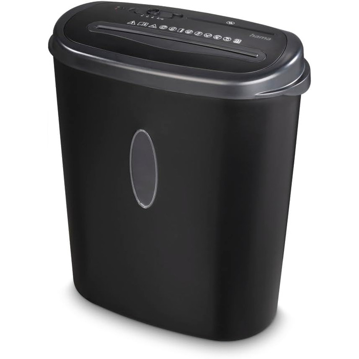 Шредер для документів Hama професійний, електричний, 12 аркушів, безпека 4 (DSGVO), 21 л