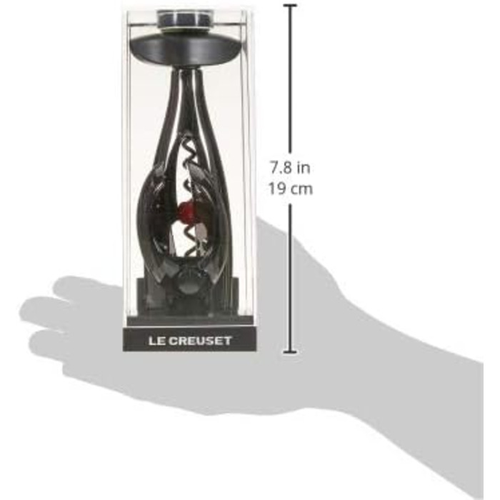 Набір Le Creuset Classic для відкриття пляшок з різьбовими кришками, GS 100, чорний глянцевий пластик