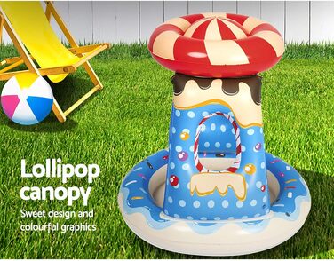 Дитячий надувний басейн Bestway Candyville 91x91x89 см