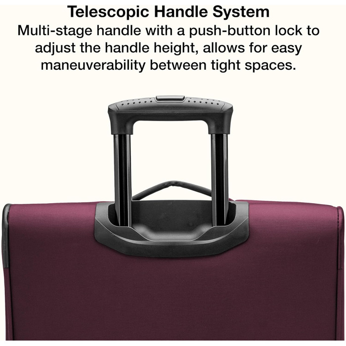 Чемодан U.S. Traveler Anzio Softside Розширюваний Spinner, 22 дюйми, блакитно-зелений