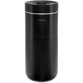 Повітряочисник Trotec AirgoClean 170+ – HEPA фільтр для алергіків – для приміщень до 42 м² / 105 м³, видаляє 99,97% частинок, 5 режимів роботи з турбо-режимом, білий (чорний)