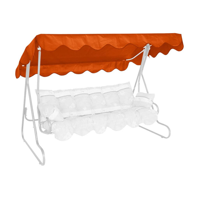 Сонцезахисний дах ANGERER для гойдалки Голлівуд, PE-тканина, теракотовий, 210 x 145 см