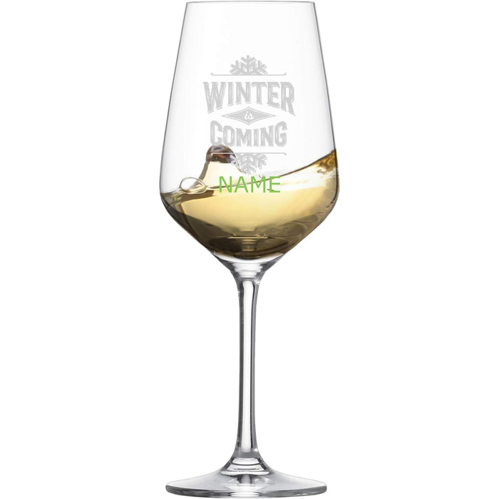 Келих для білого вина Schott Zwiesel Taste - різдвяний мотив іменний - MeinGlas