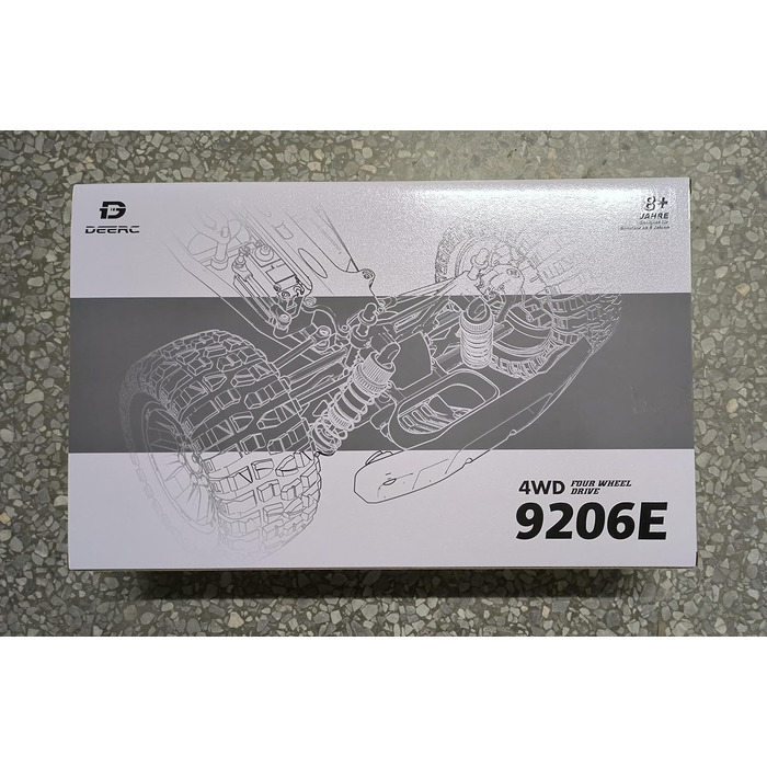 Радіокерований позашляховик DEERC 9206E 1:10 4WD, 48 км/год, 2 акумулятори, для дітей та дорослих