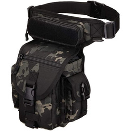Мисливська тактична сумка для ніг, Військова сумка для ніг, Спортивна тактична сумка для ніг, армійські сумки для ніг, водонепроникна поясна сумка, сумка для інструментів, сумка для ніг, чоловічі, жіночі, мотоциклетні, похідні ,вуличні (камуфляж типу 1)