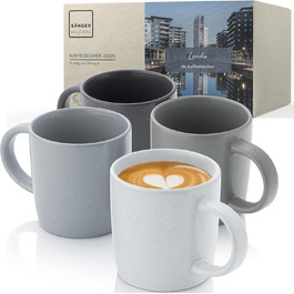 розмір: набір з 4 чашок для кави